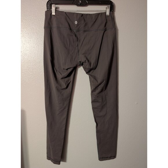 90 Degree by Reflex Gray High Rise Leggings Size L Nylon Spandex 28x28 - Picture 3 of 8